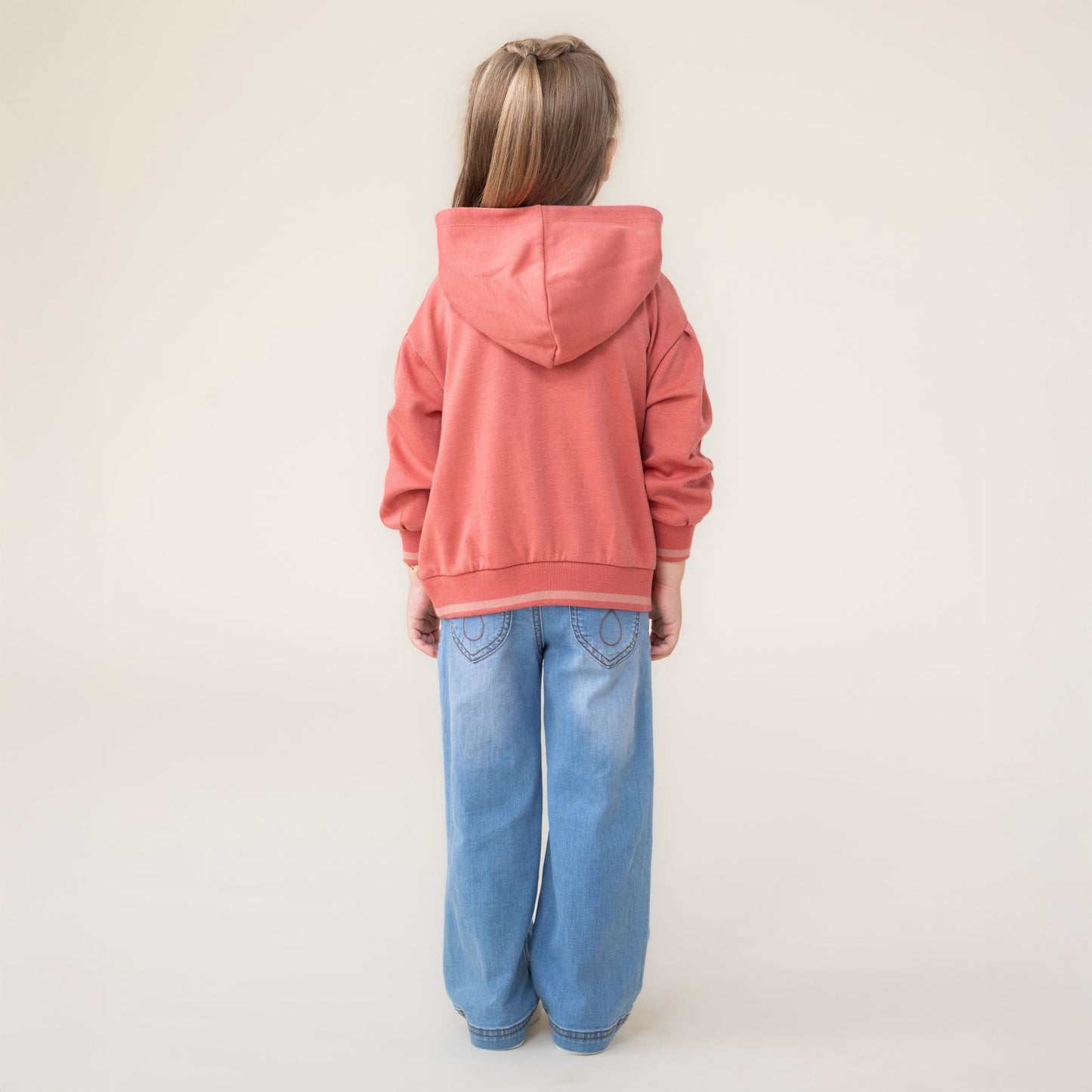 Chandail à capuchon  Filles Rose