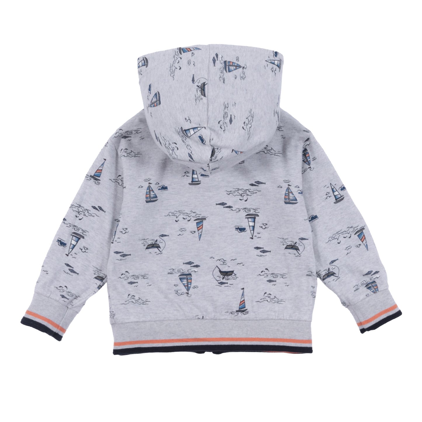 Veste à capuchon réversible  Bébé Garcon Marine