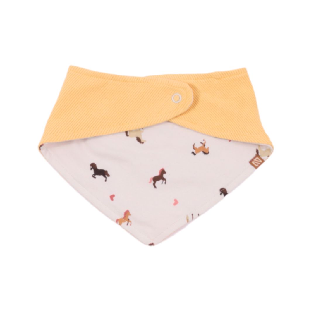 Cache-couche avec bavoir réversible  Filles Orange