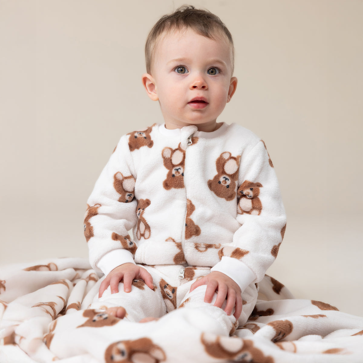 Pyjama Oursons en Peluche Bébé
