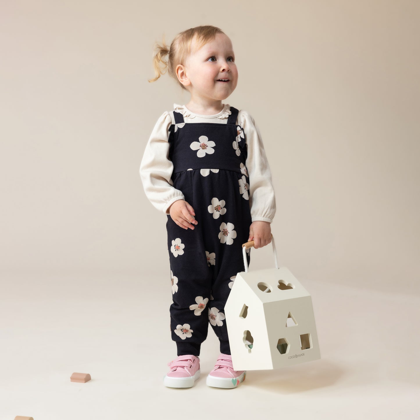 Ensemble cache-couche deux-pièces  Bébé Fille Ivoire