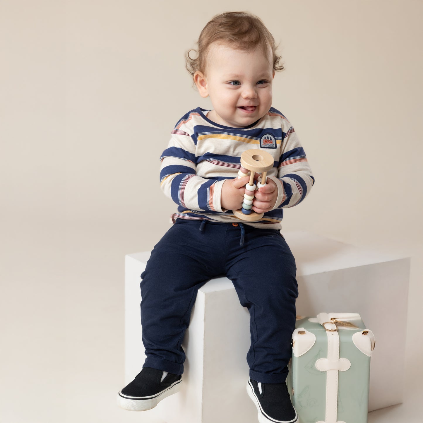Ensemble t-shirt deux-pièces  Bébé Garcon Beige