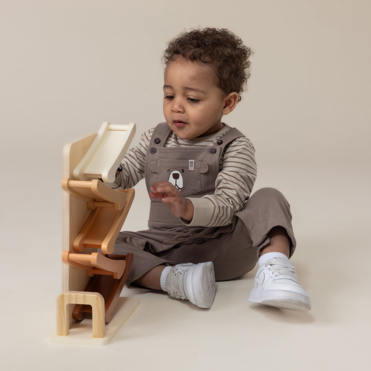 Barboteuse  Bébé Garcon Taupe