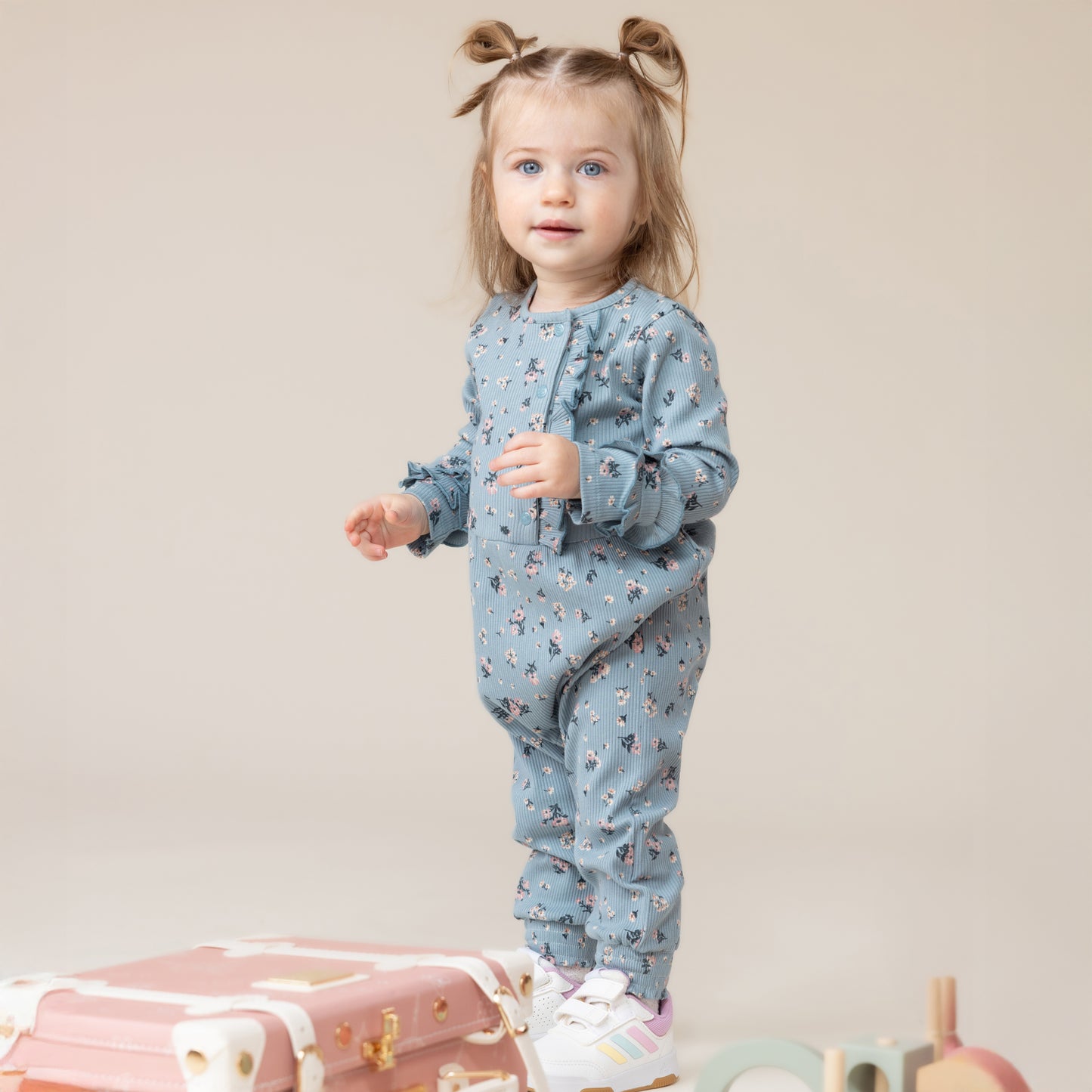 Une pièce  Bébé Fille Bleu_Pale