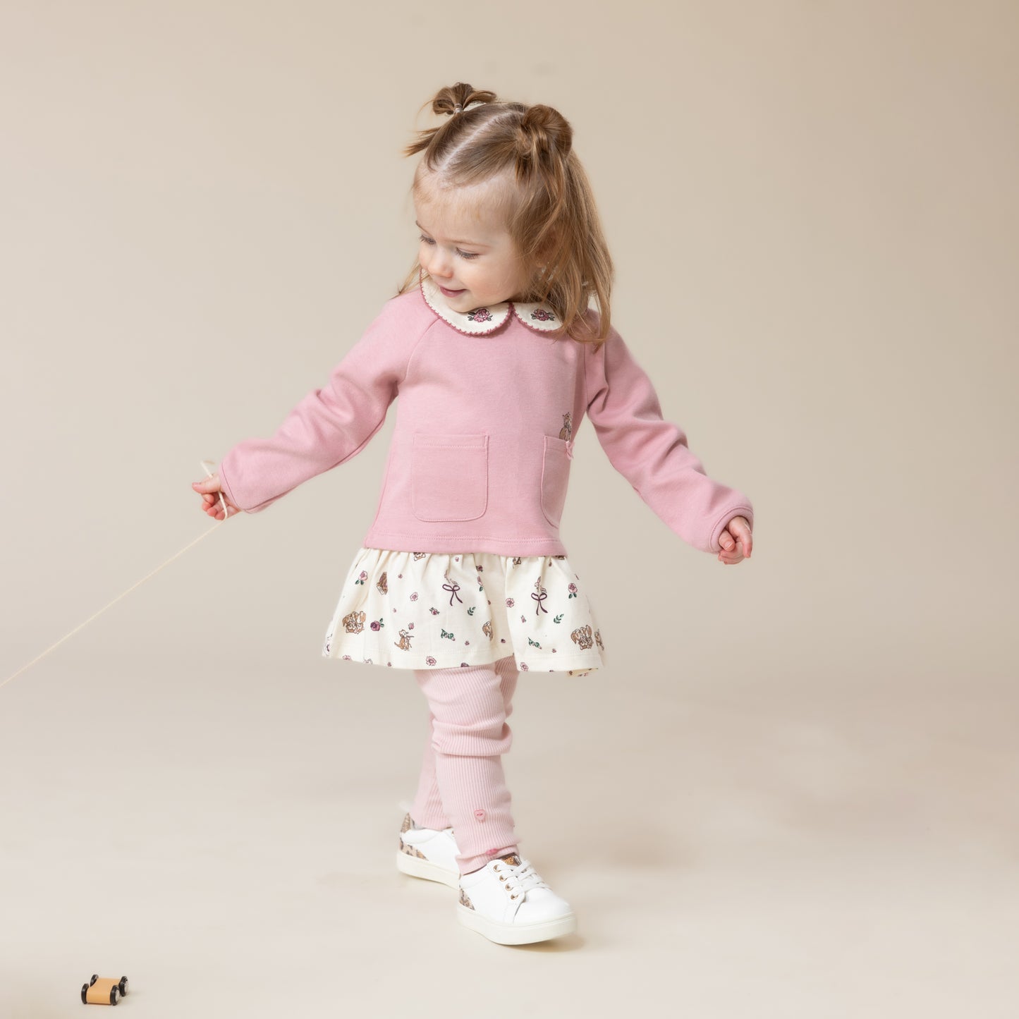Ensemble tunique deux-pièces  Bébé Fille Rose Pale