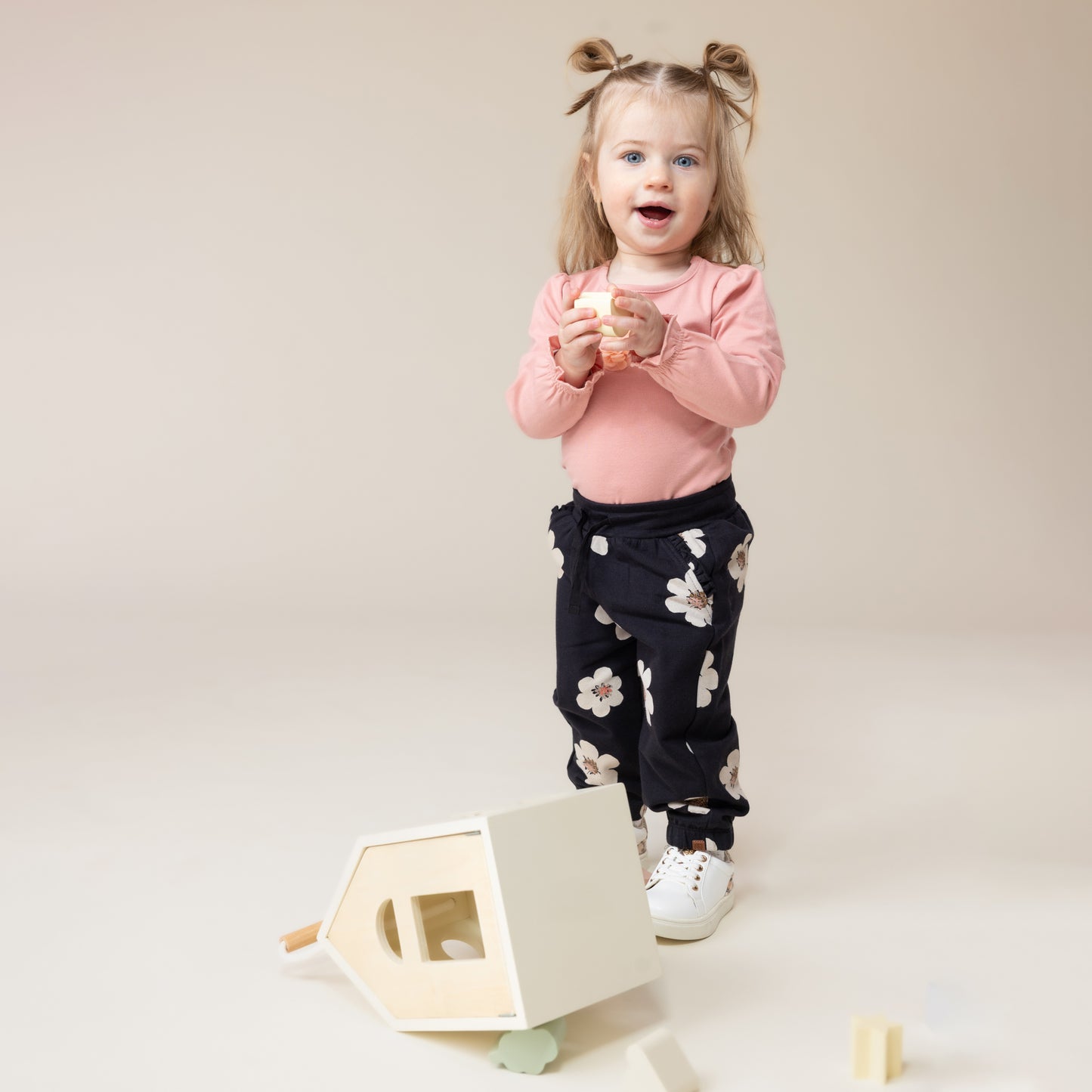 Ensemble cache-couche deux-pièces  Bébé Fille Corail