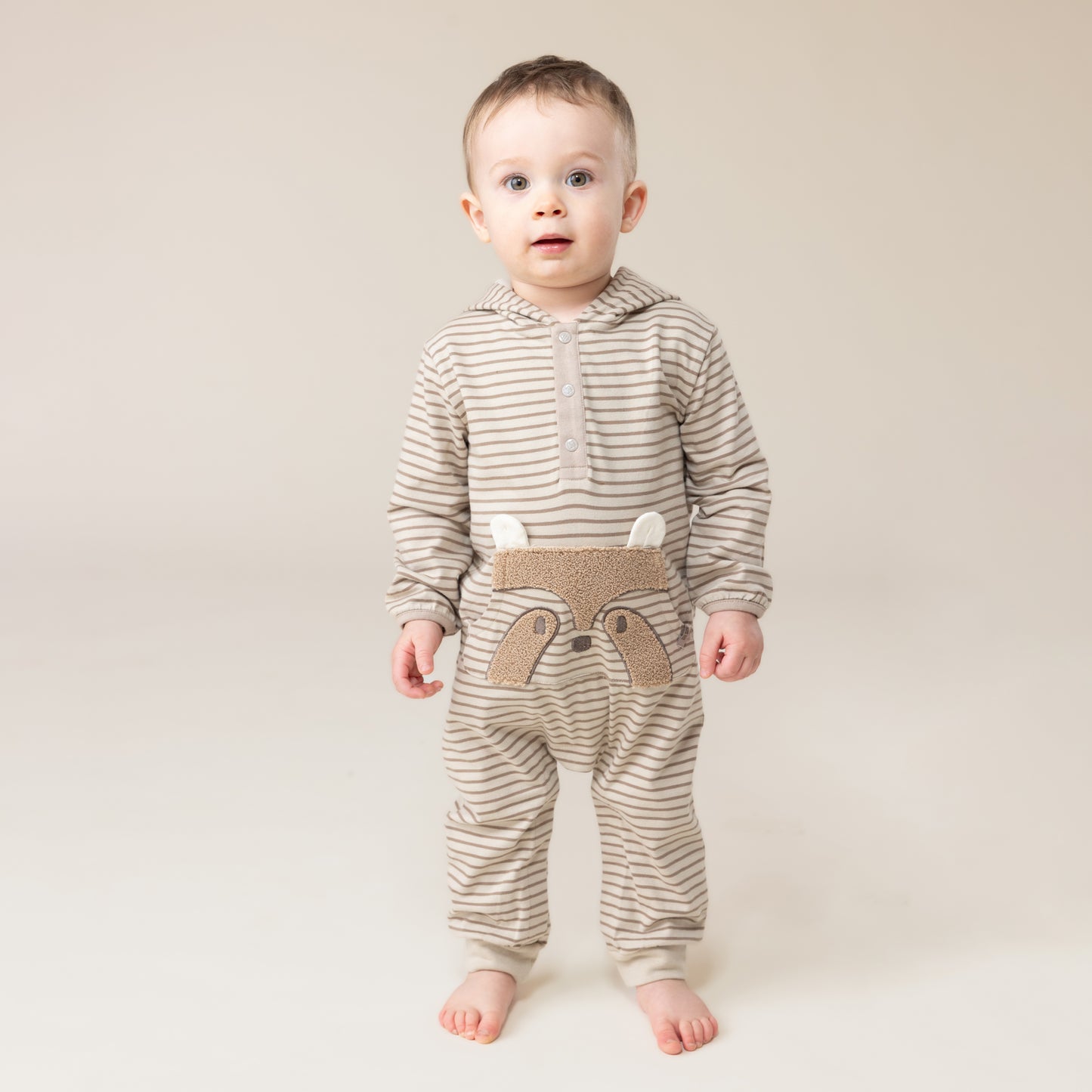 Barboteuse  Bébé Garcon Beige