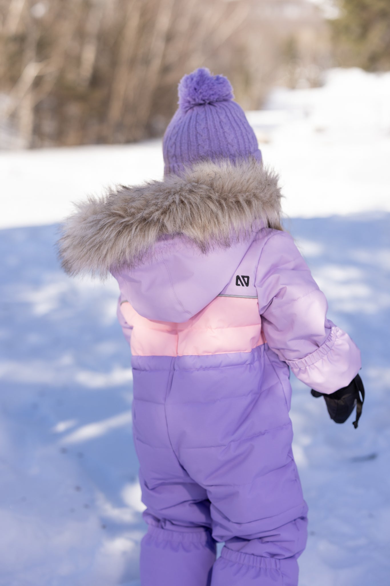 Habit de neige une-pièce bébé Lyvia  Bébé Fille Lilas