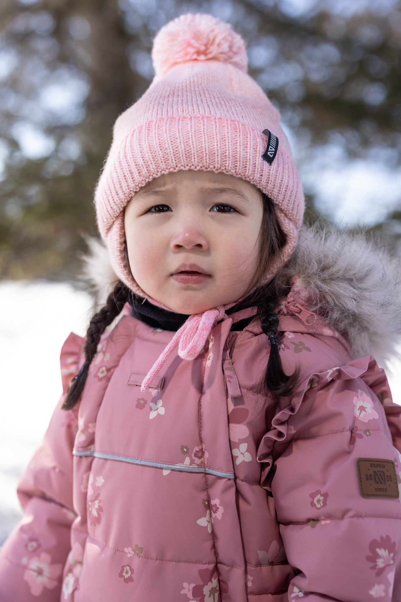 Habit de neige une-pièce bébé Sammie  Bébé Fille Rose