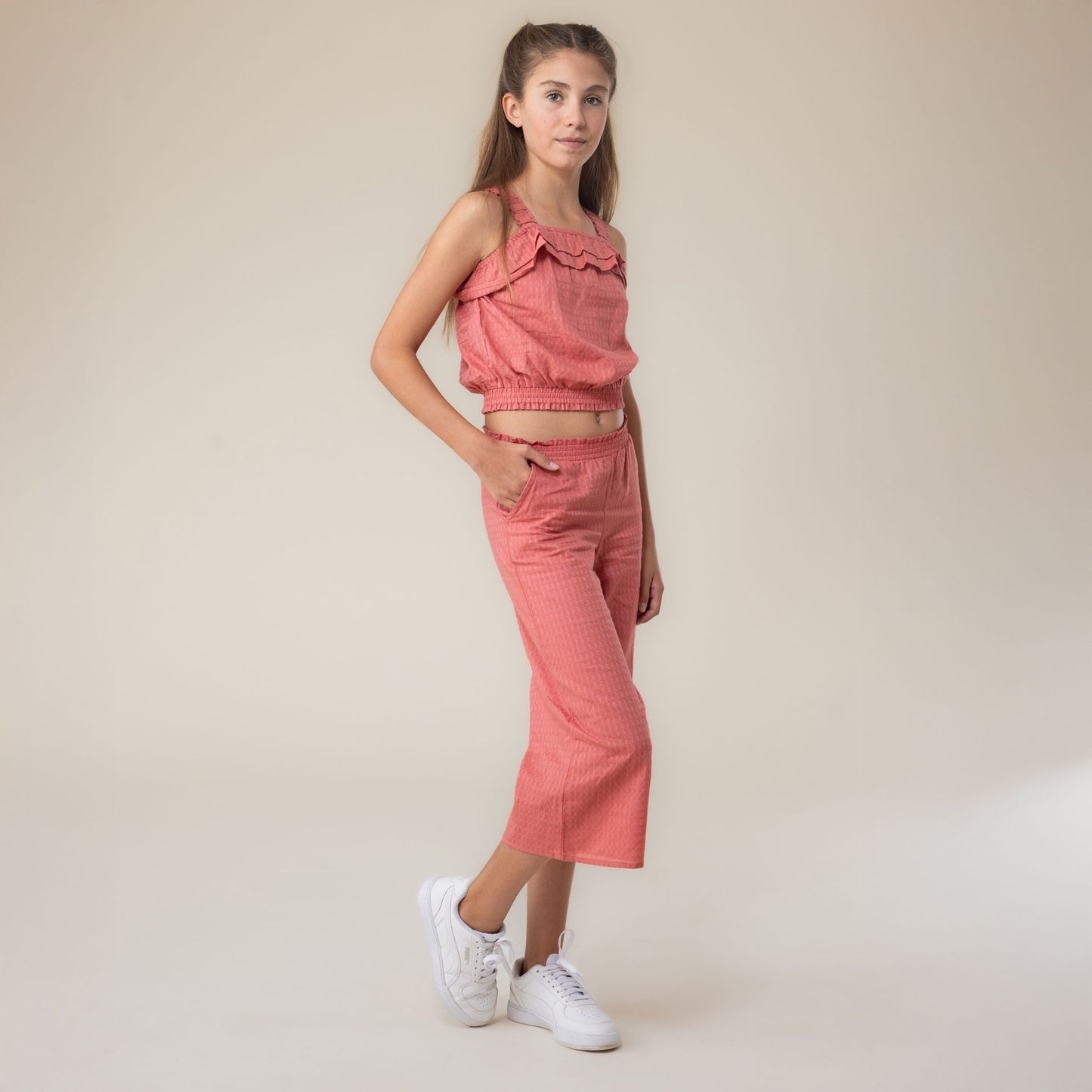 Pantalon  Filles Rouge