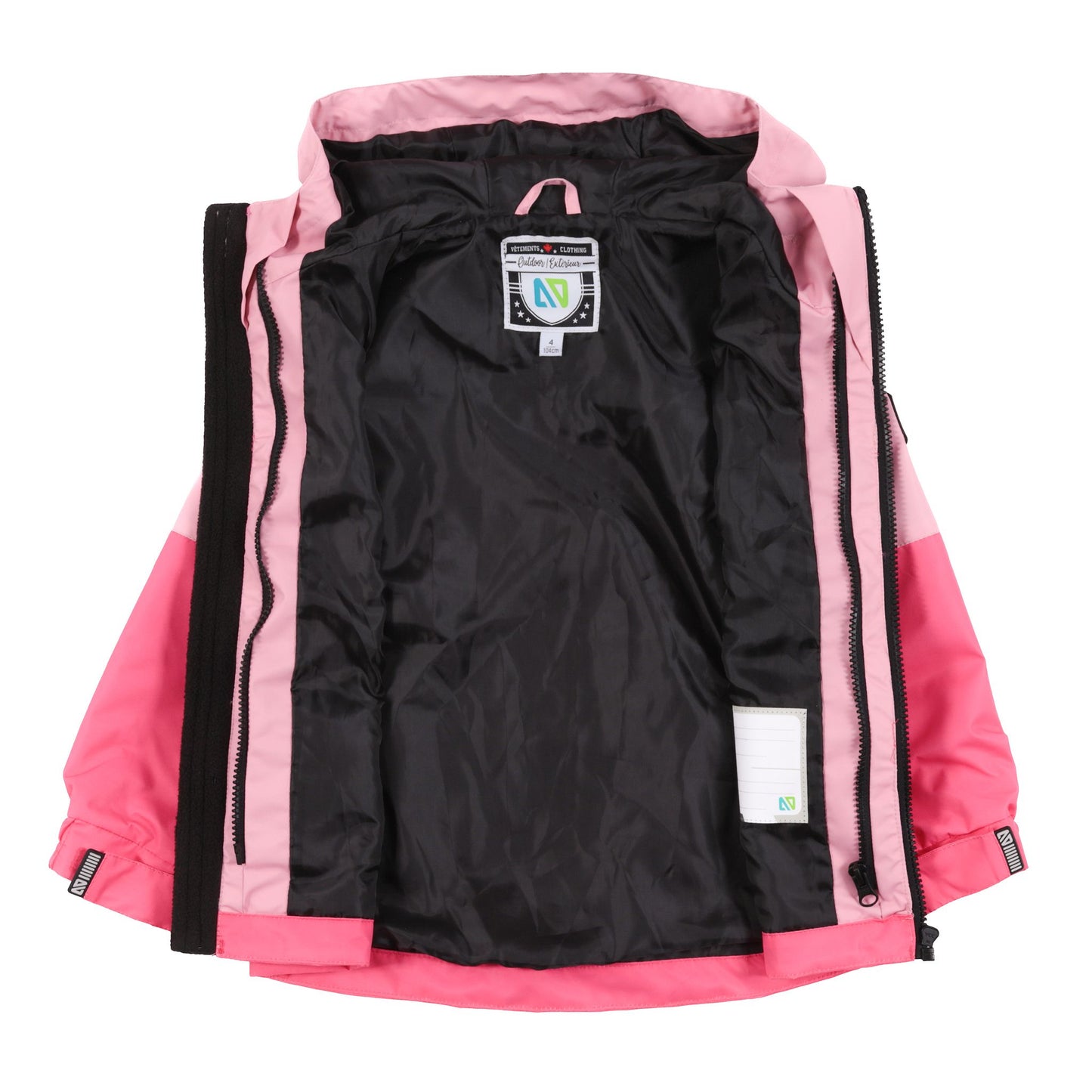 Manteau de pluie 3-en-1 Claire  Filles Rose_Pale