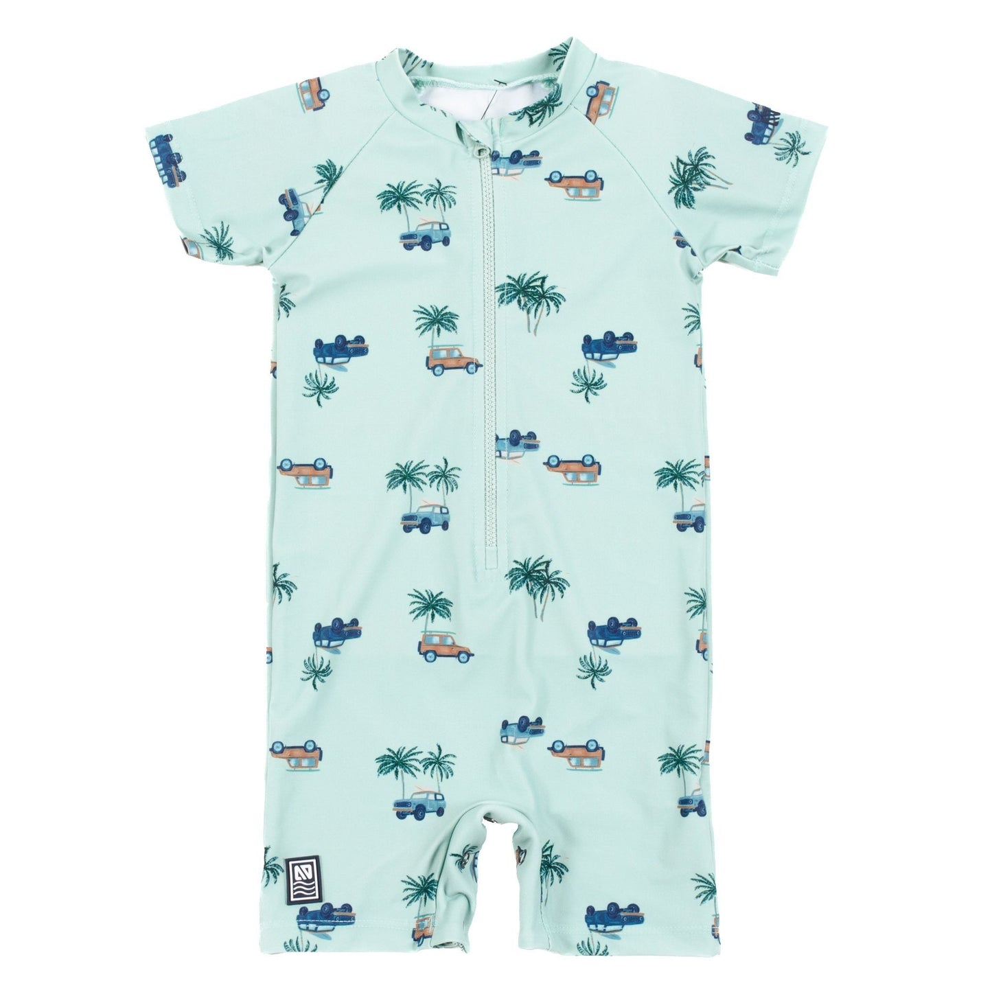 Maillot dermoprotecteur une-pièce Garcon Vert