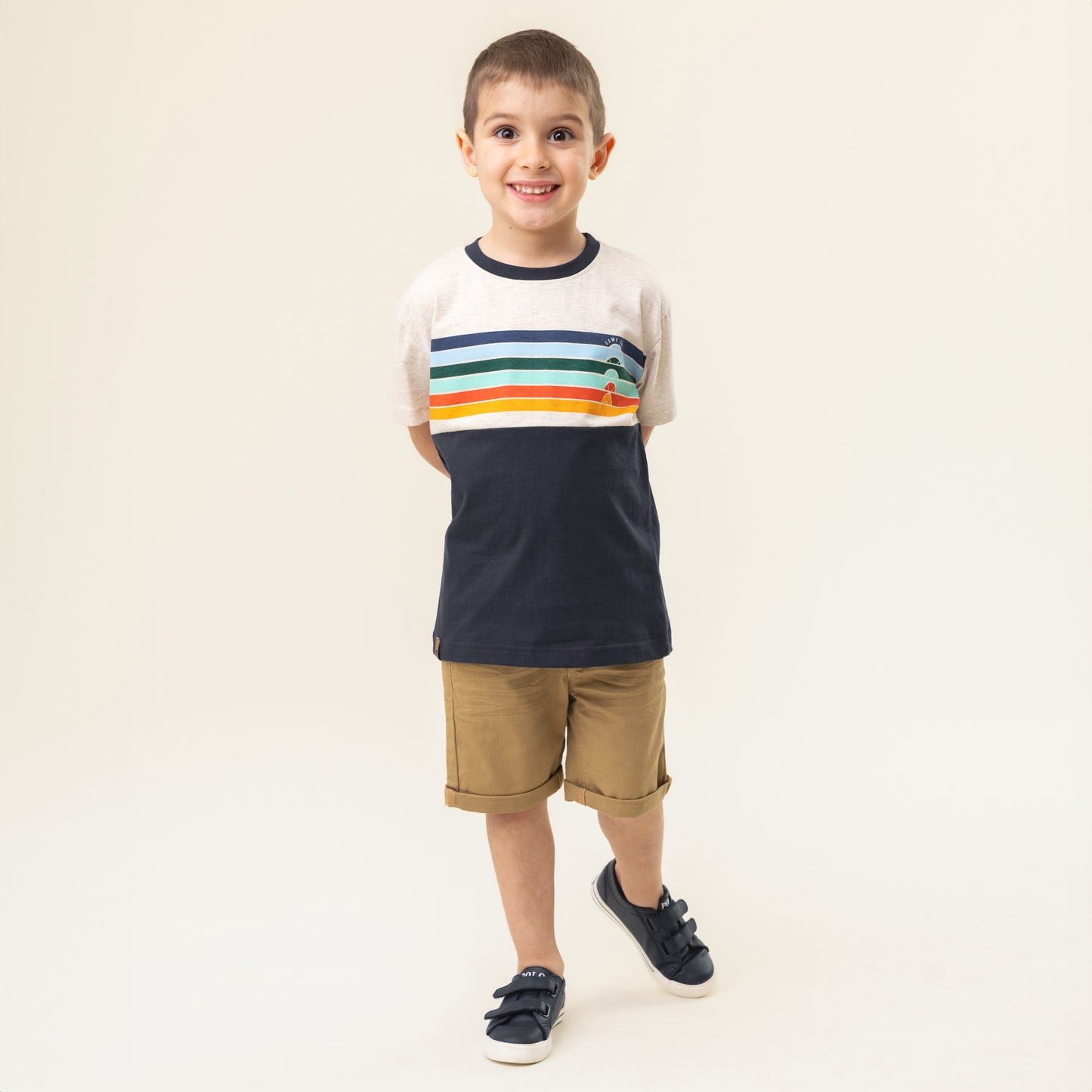 T-shirt  Garçons Marine