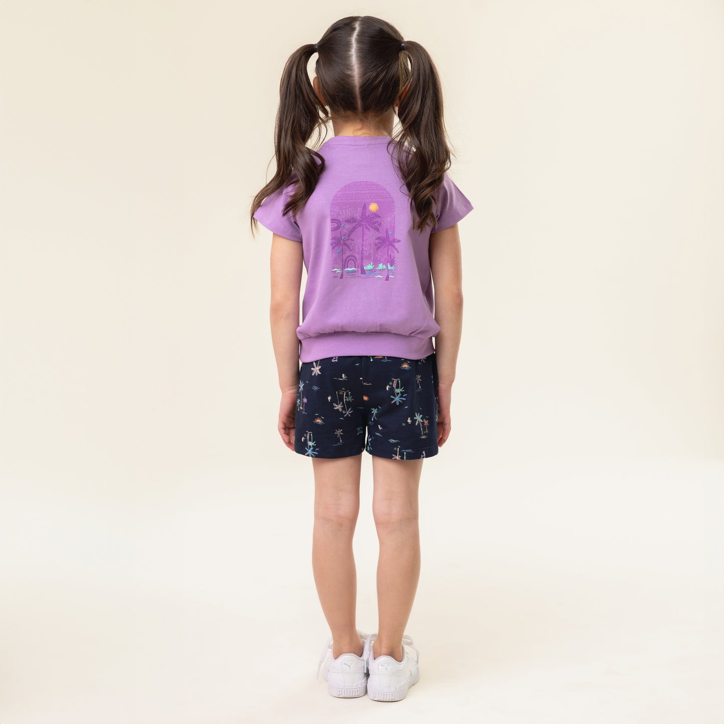 T-shirt  Filles Violet