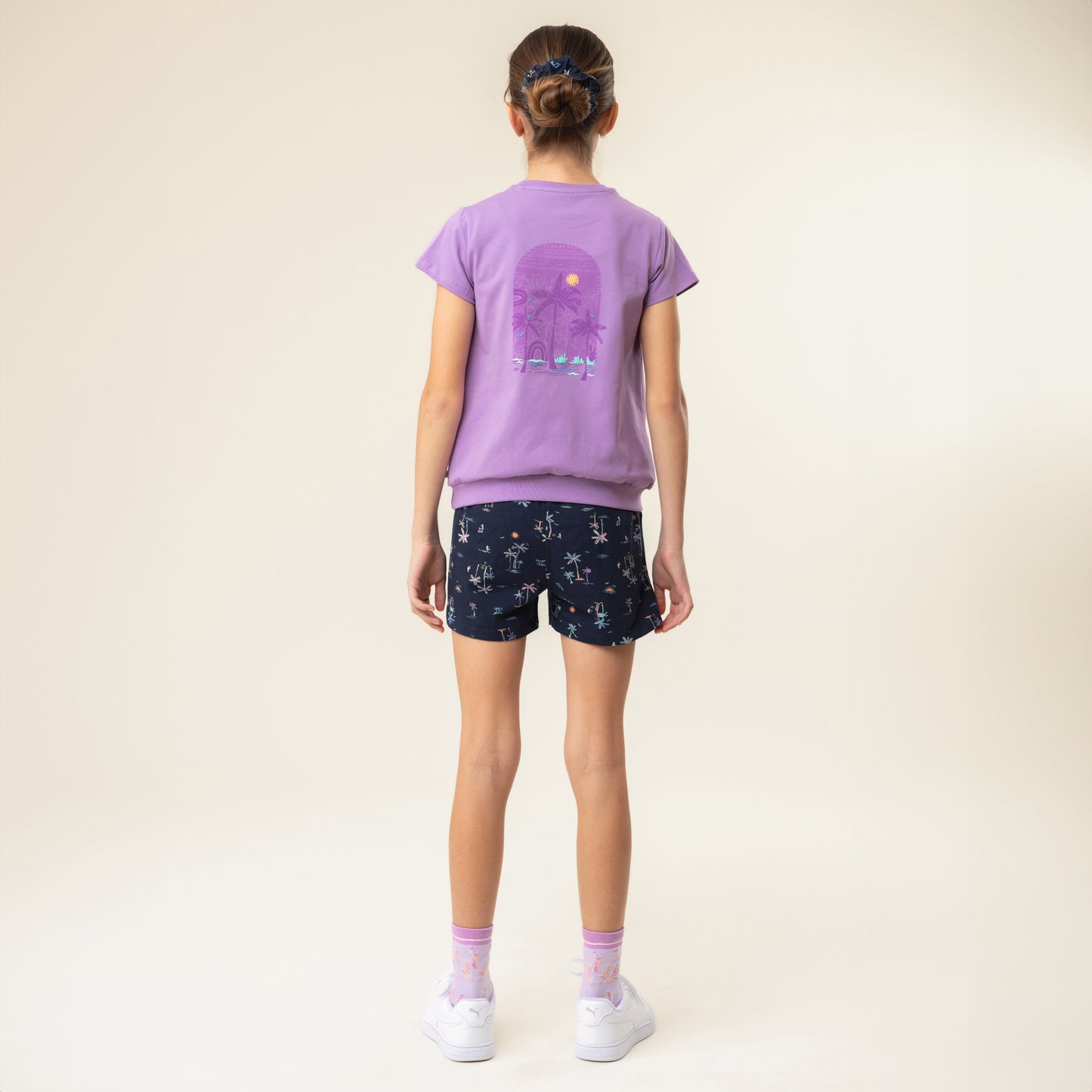 T-shirt  Filles Violet