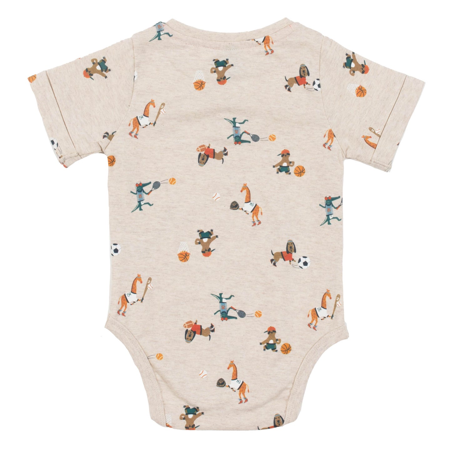 Ensemble cache-couche deux-pièces  Bébé Garcon Beige chiné