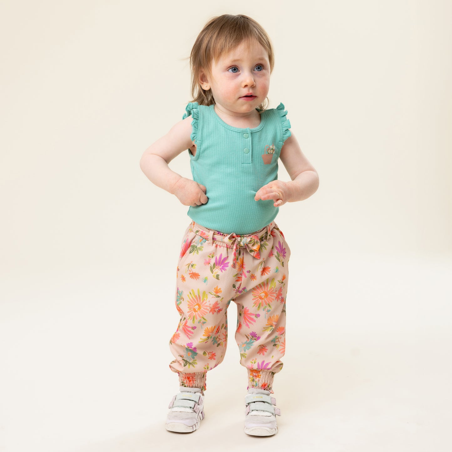 Ensemble cache-couche deux-pièces  Bébé Fille Turquoise