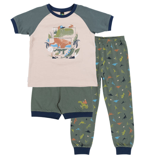 Pyjama trois-pièces  Garçons Beige