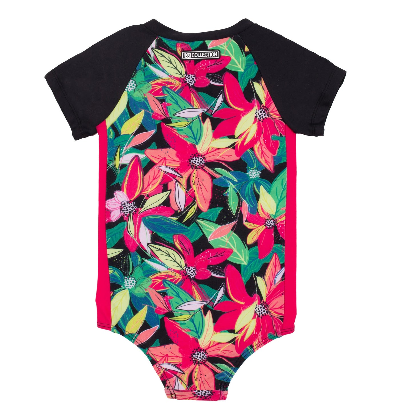 Maillot UV une-pièce  Filles Noir