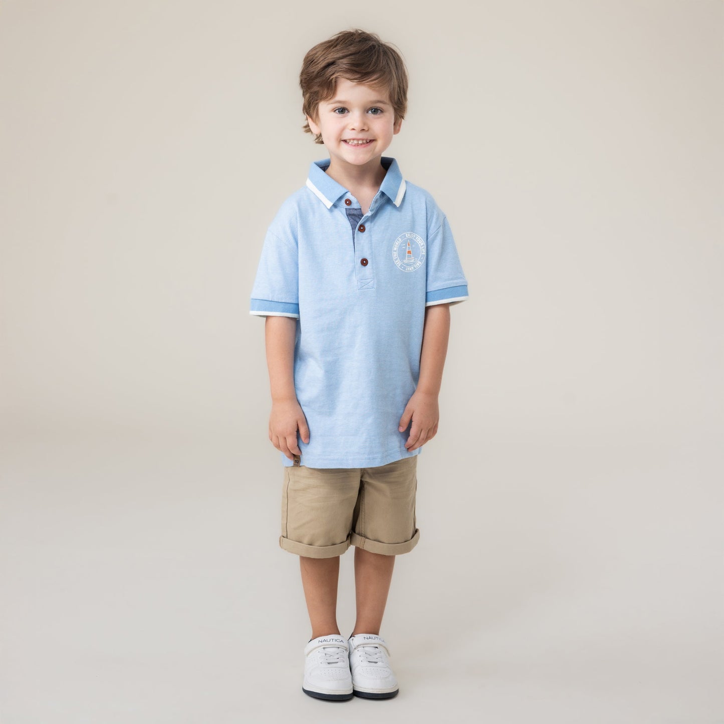 Polo  Garçons Bleu Pâle