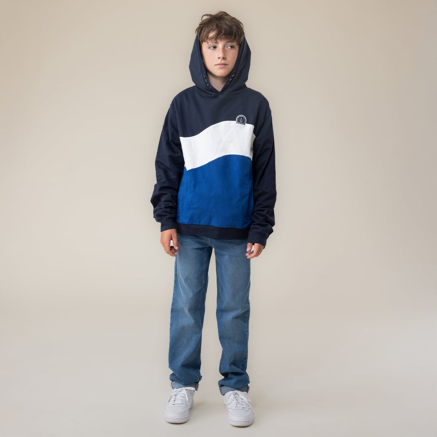 Chandail à capuchon  Garçons Marine