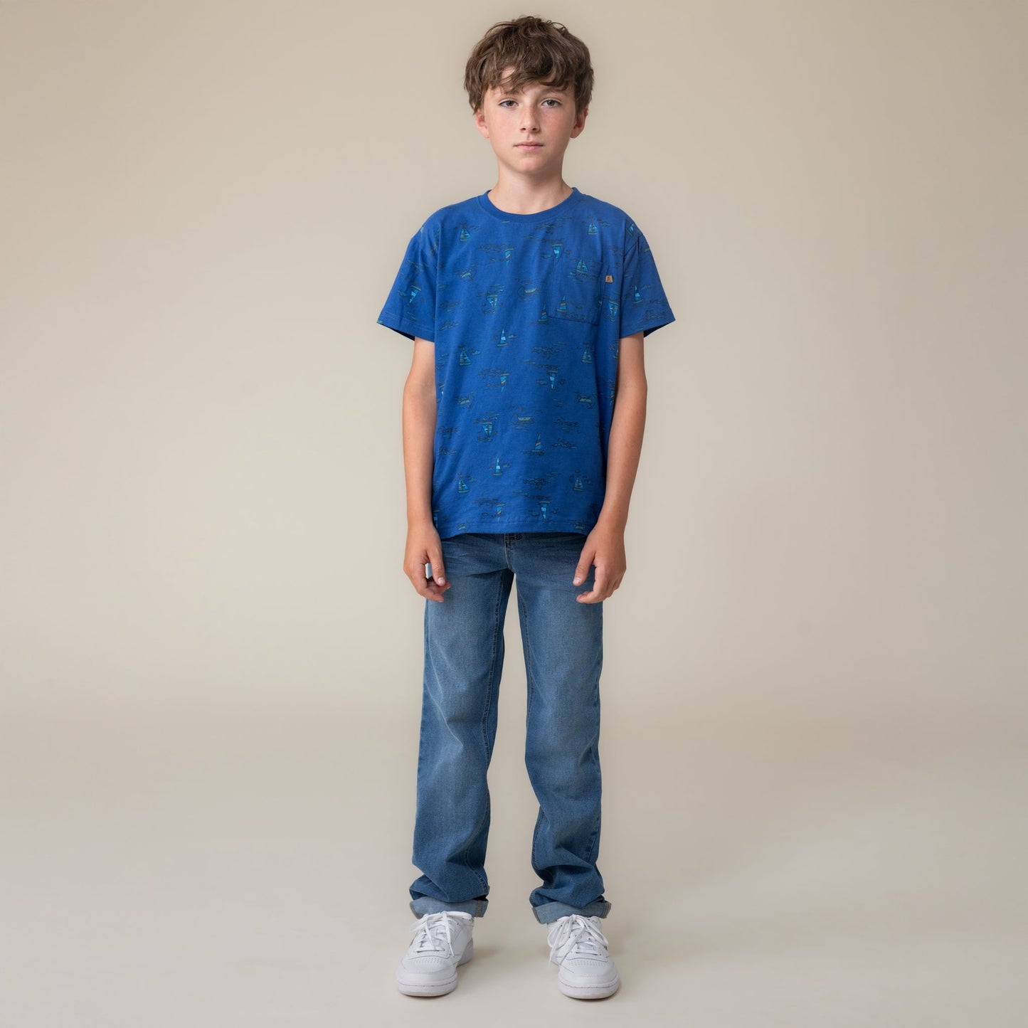 T-Shirt  Garçons Royal