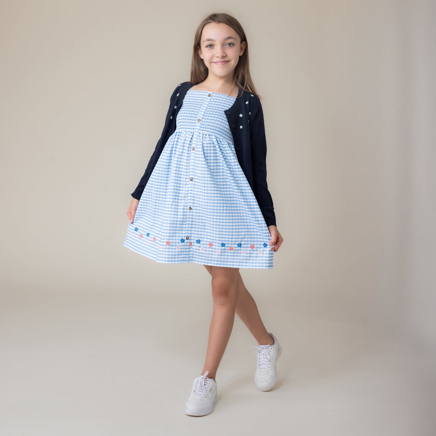Girls' Dress, Pale Blue