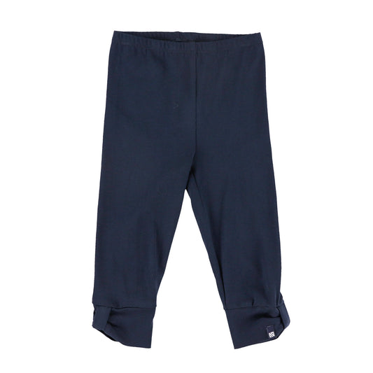 Girls' 3/4 Navy Leggings