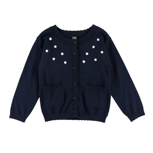 Cardigan  Filles Marine