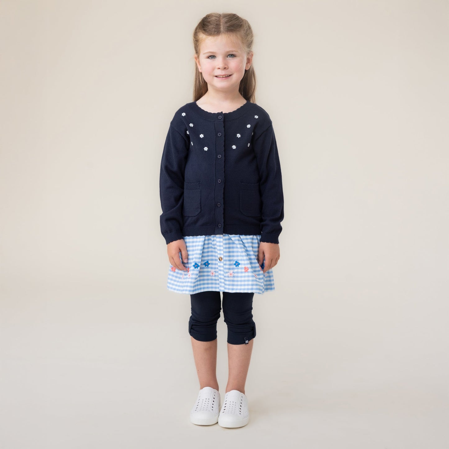 Cardigan  Filles Marine