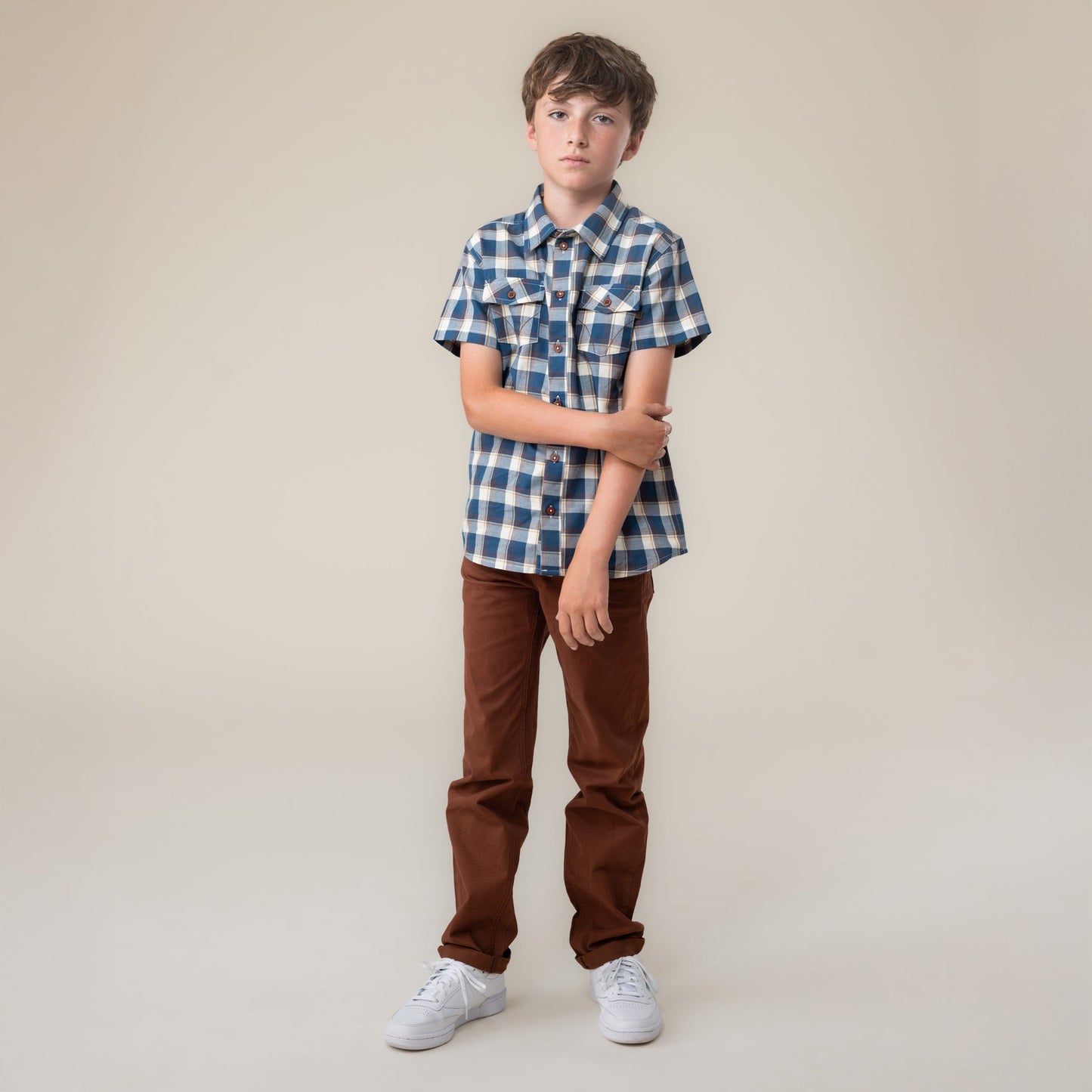 Chemise  Garçons Bleu