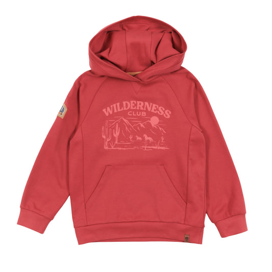 Chandail à capuchon  Garçons Rouge