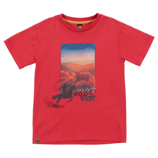 T-Shirt  Garçons Rouge