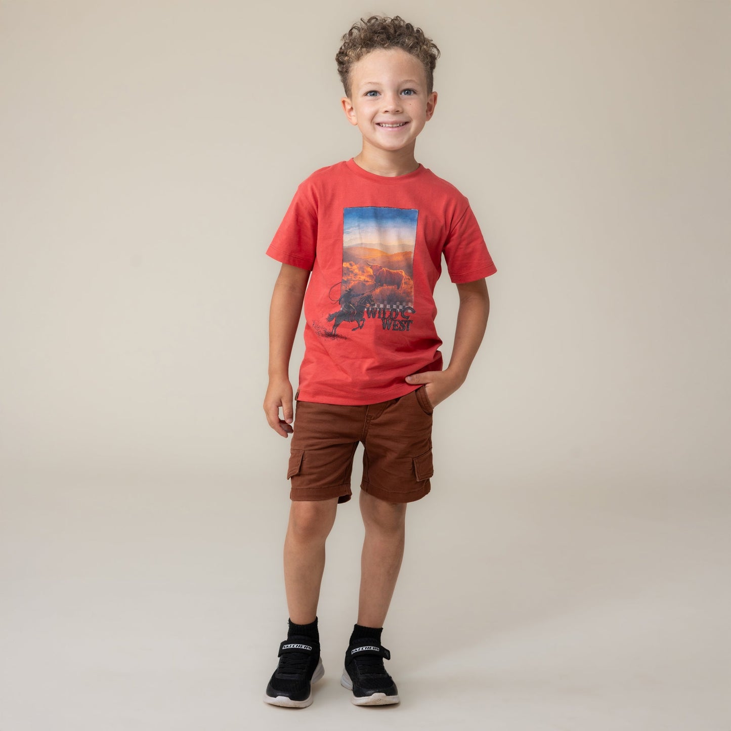 T-Shirt  Garçons Rouge