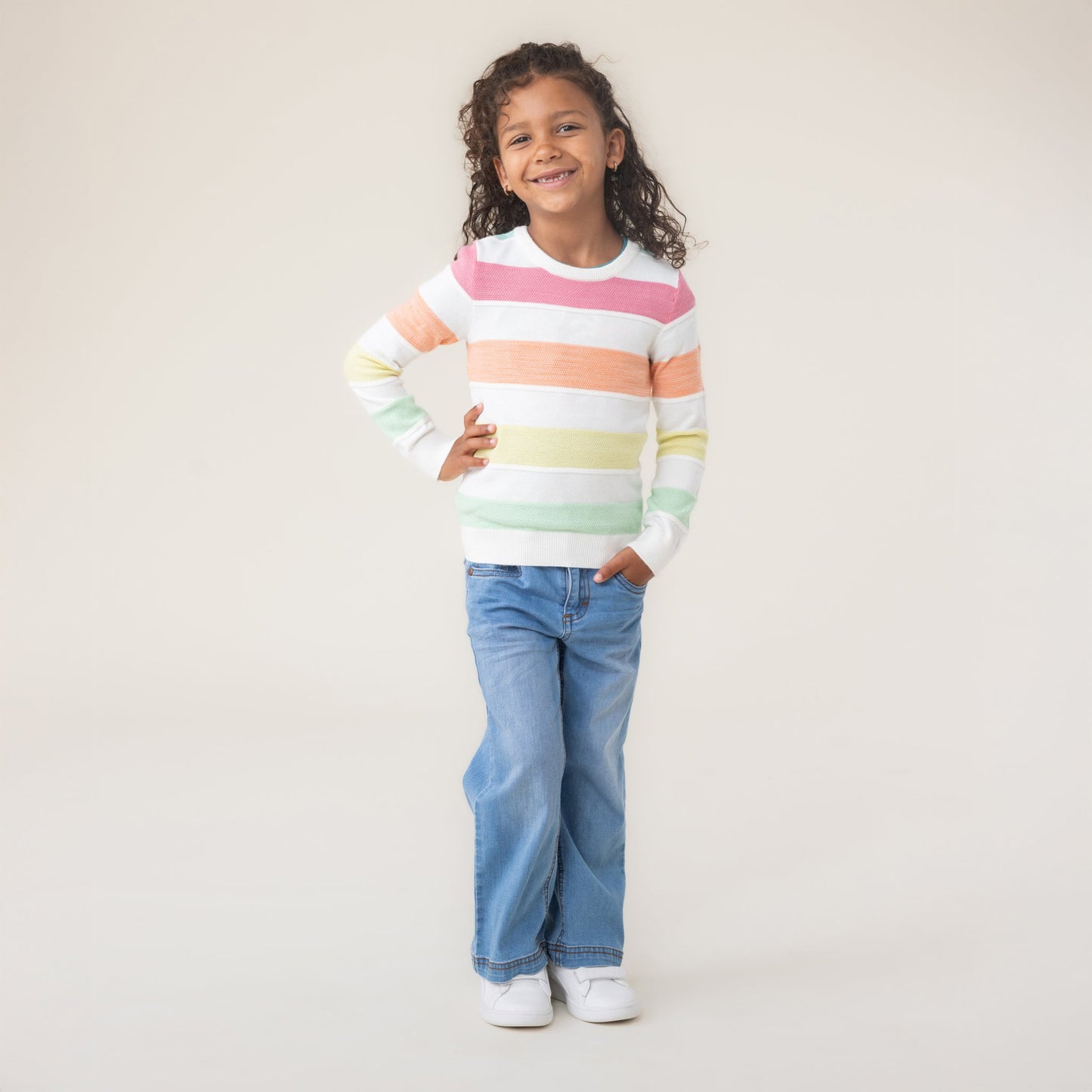 Chandail en tricot  Filles Ivoire