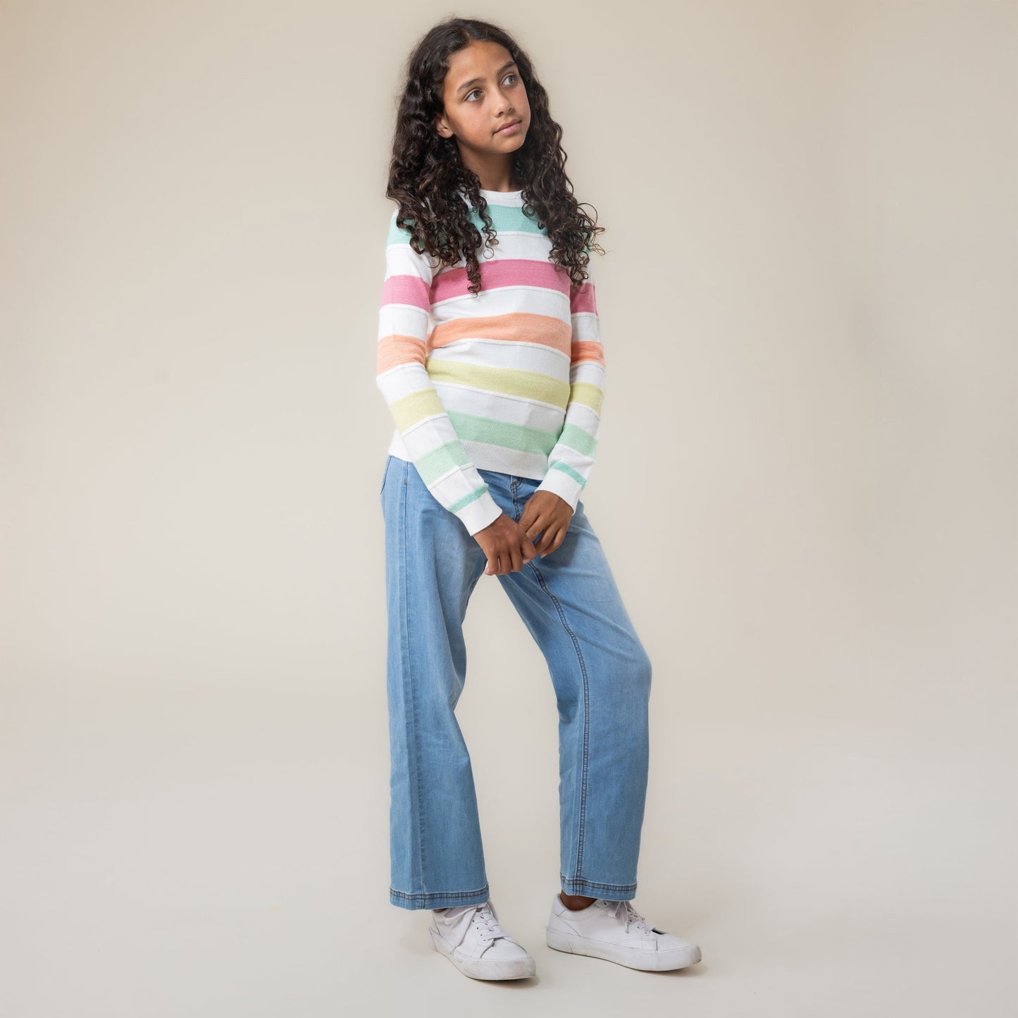 Chandail en tricot  Filles Ivoire