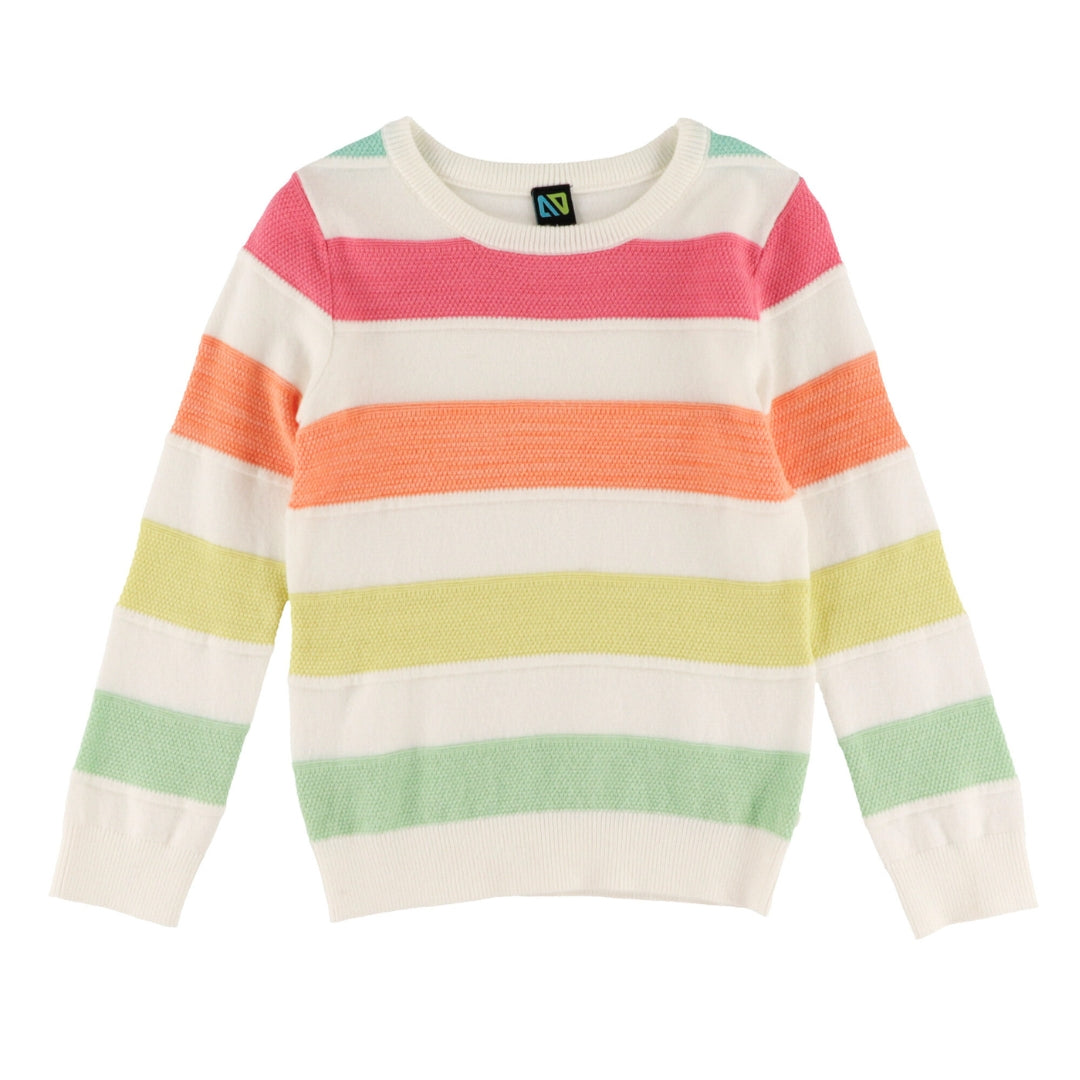 Ivory Girls' Knitted Sweater