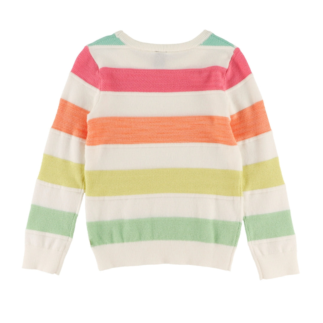 Ivory Girls' Knitted Sweater