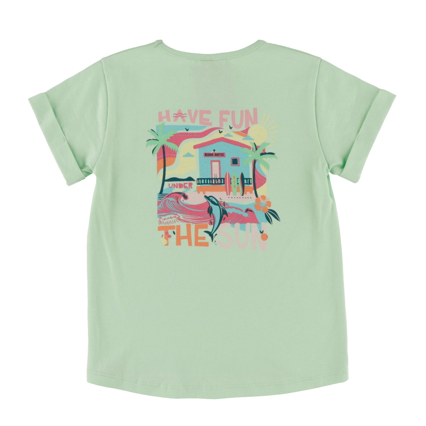 T-Shirt  Filles Menthe