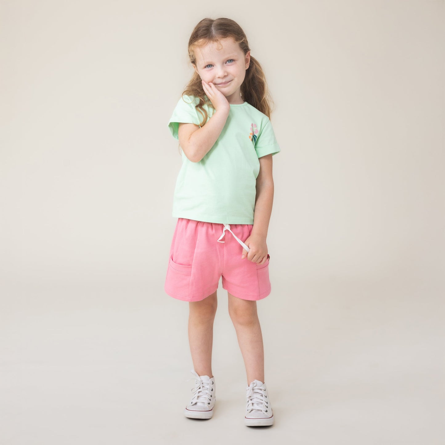 T-Shirt  Filles Menthe