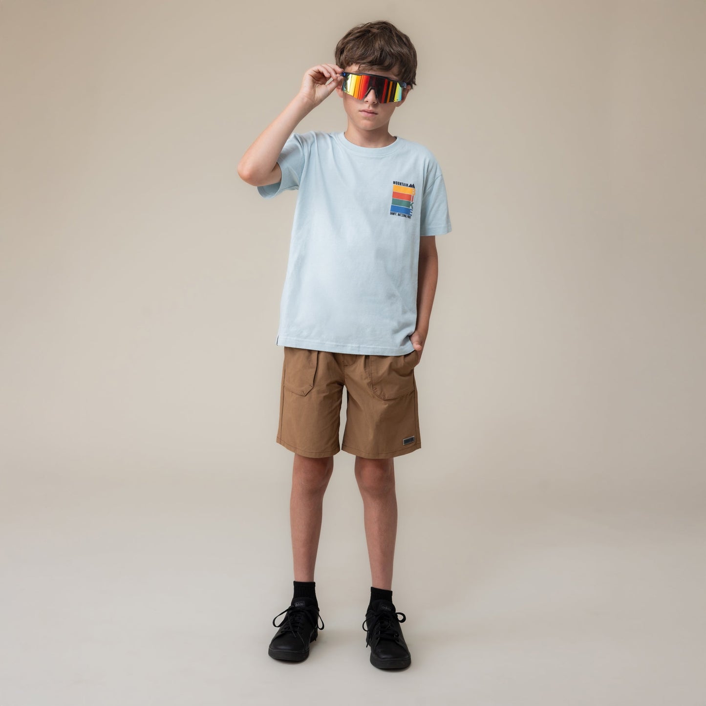 T-Shirt  Garçons Bleu_Pale