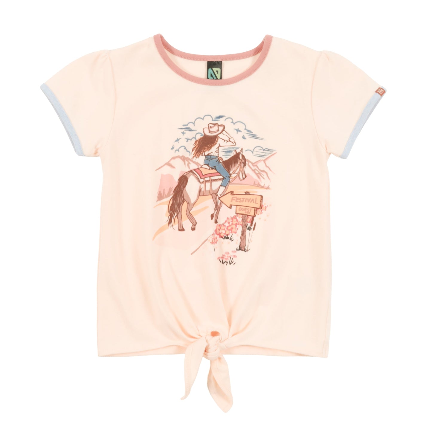 T-Shirt  Filles Beige