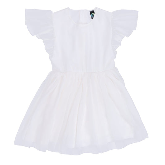 Robe chic  Filles Ivoire