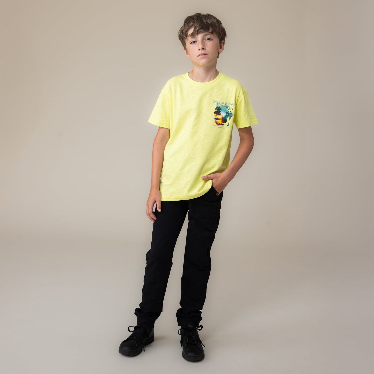 T-Shirt  Garçons Lime