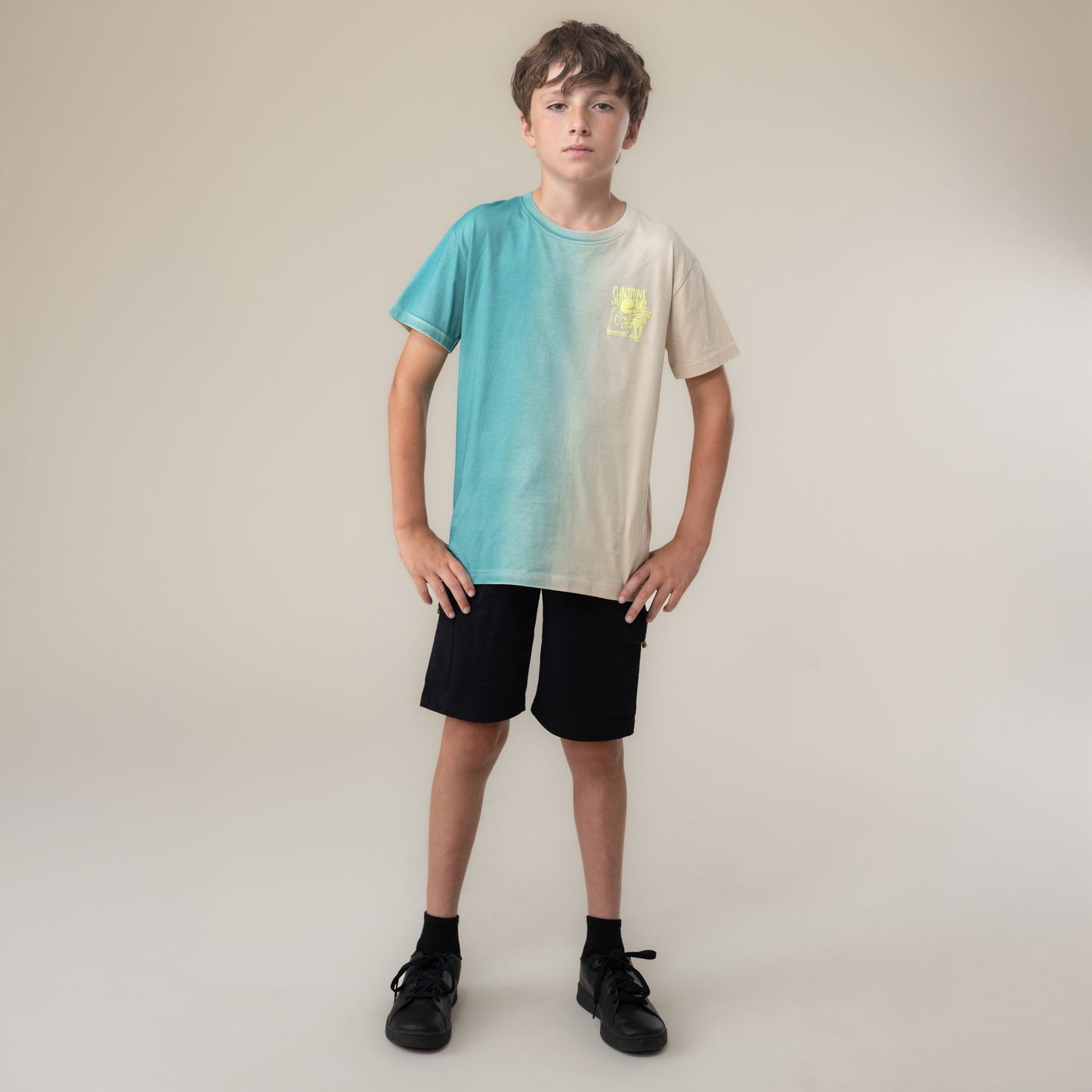 T-Shirt  Garçons Beige