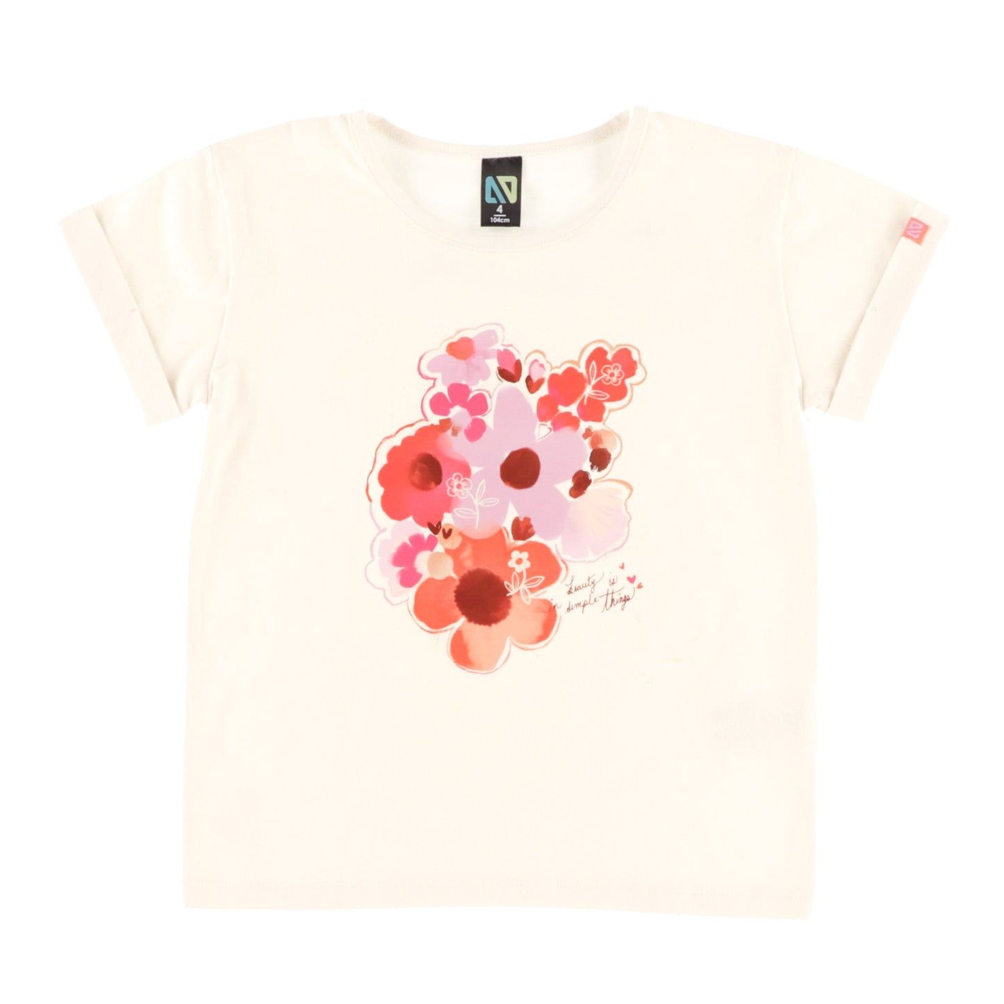 T-Shirt  Filles Ivoire