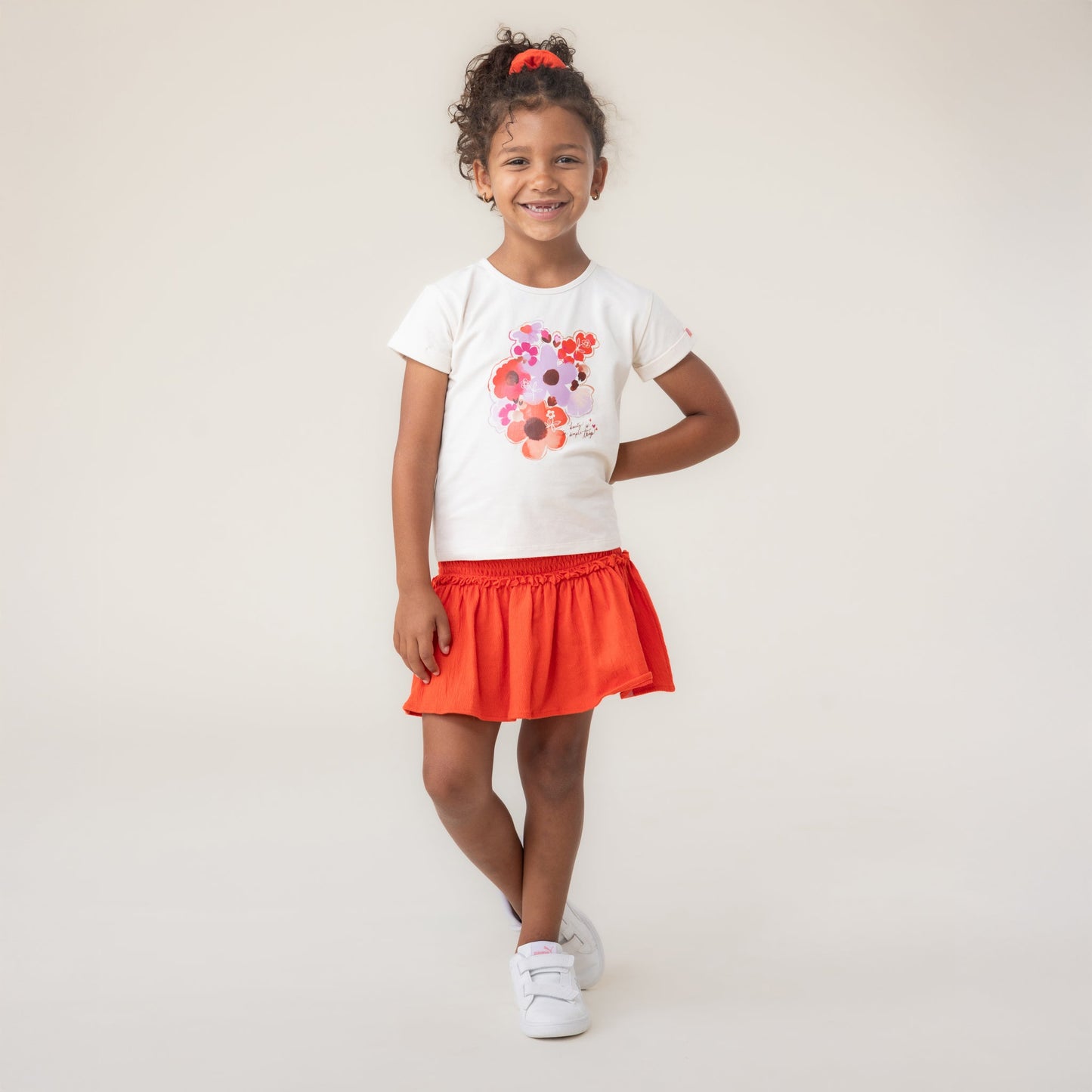 T-Shirt  Filles Ivoire