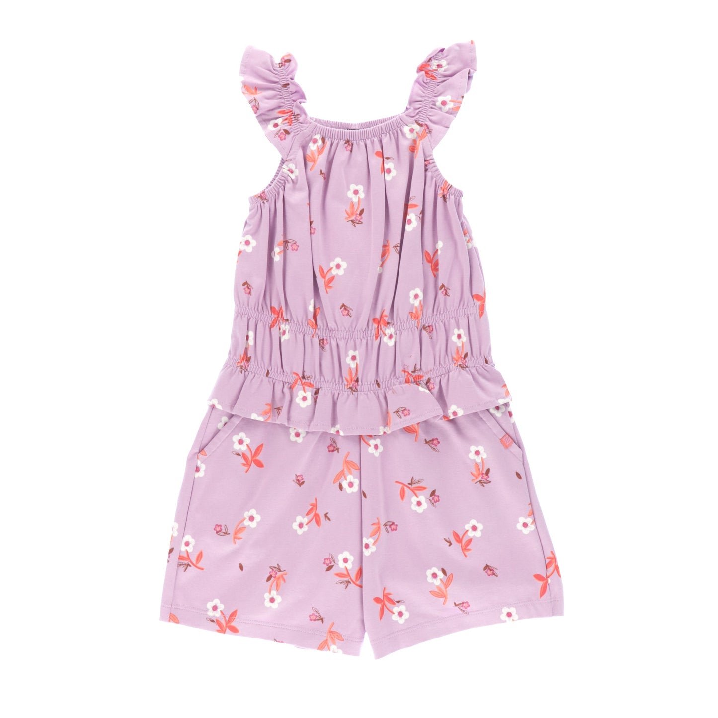 Combi-short  Filles Lilas