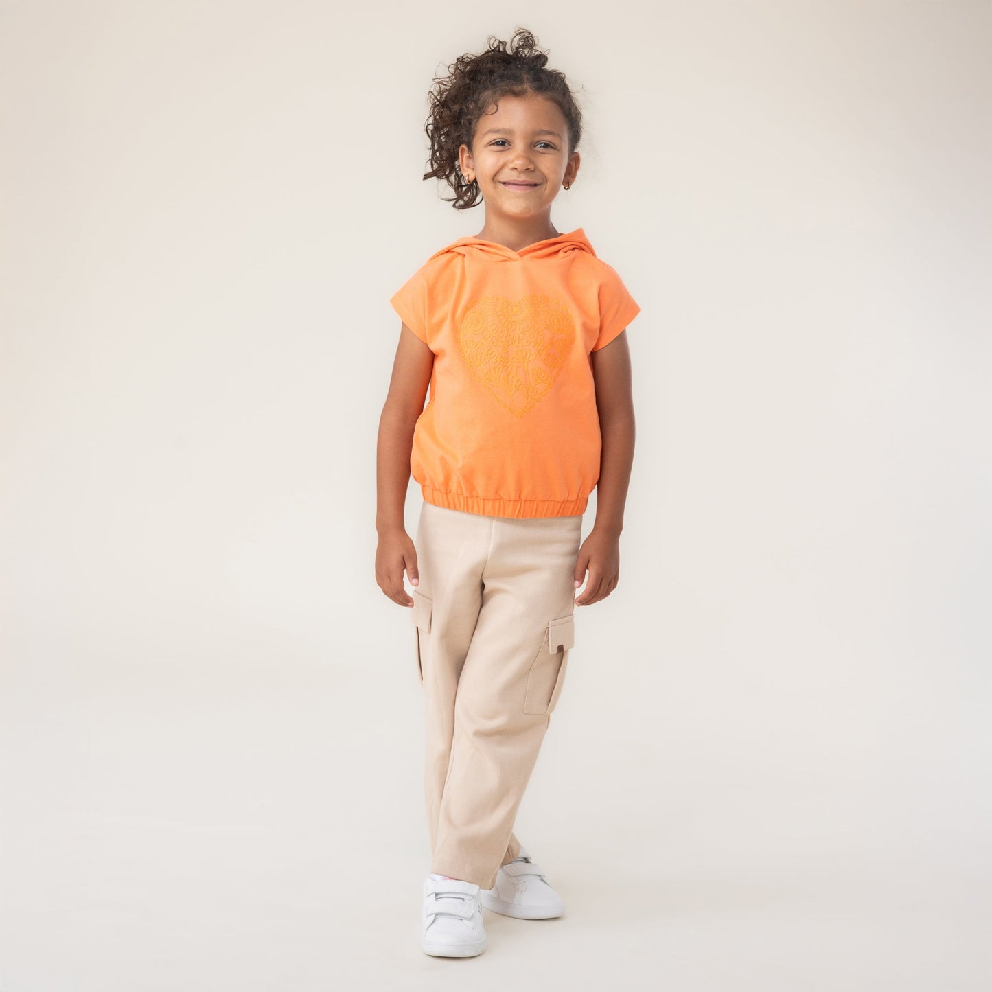 T-Shirt  Filles Orange