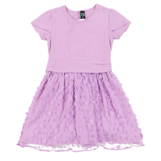 Robe chic  Filles Lilas